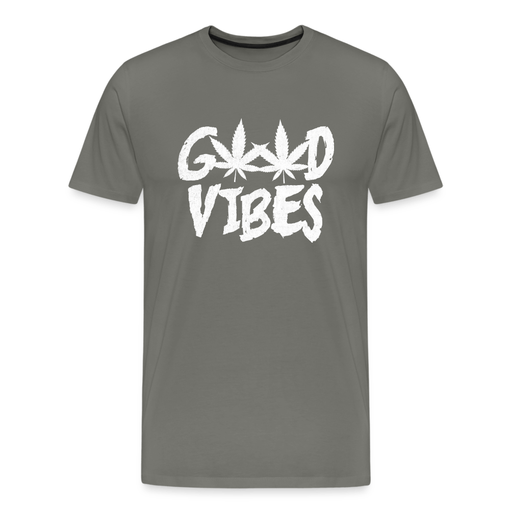 Good Vibes Weed Herren Cannabis T-Shirt - Cannabis Merch