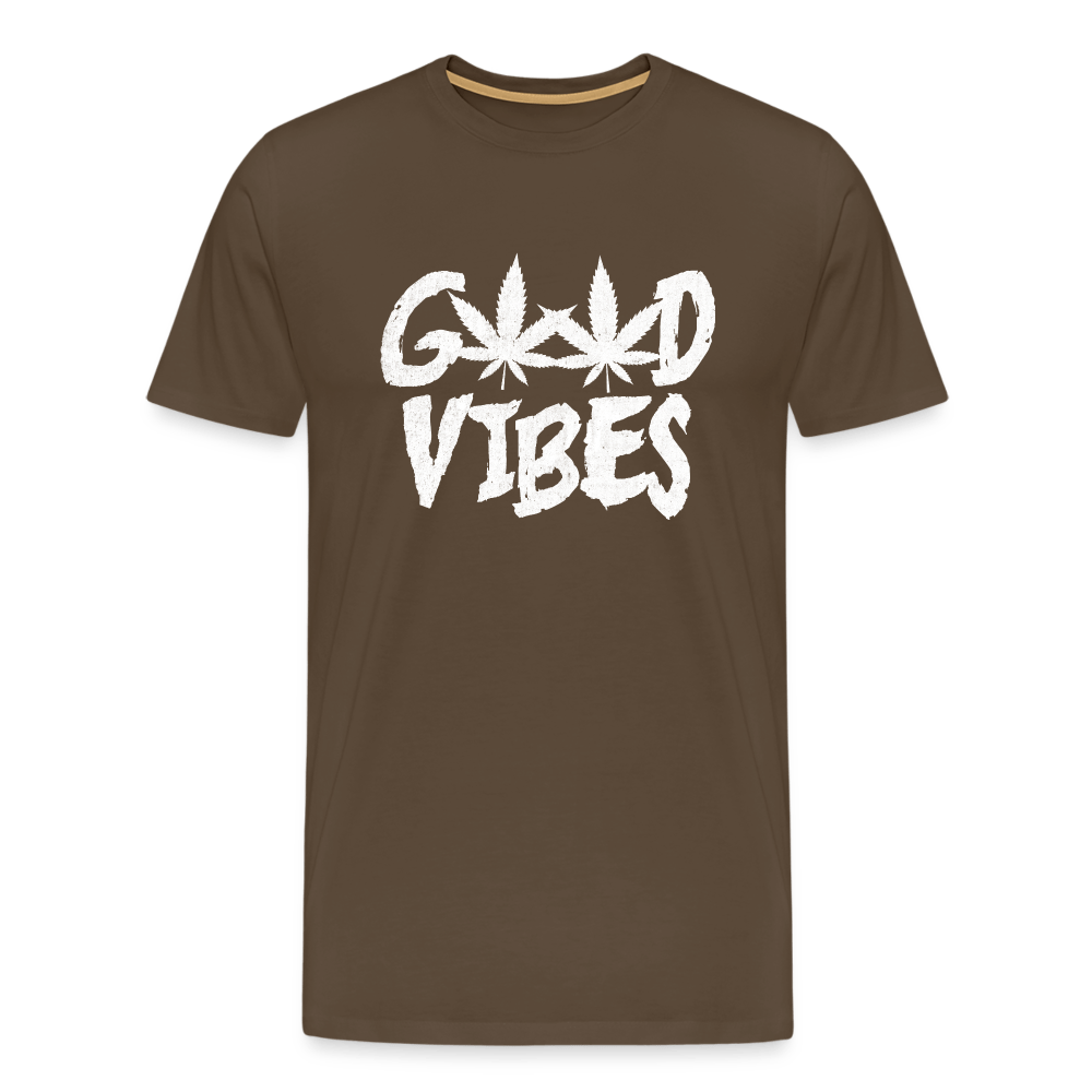 Good Vibes Weed Herren Cannabis T-Shirt - Cannabis Merch