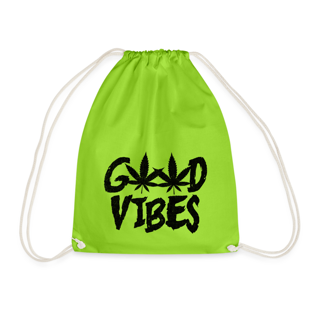 Good Vibes Weed Turnbeutel - Cannabis Merch