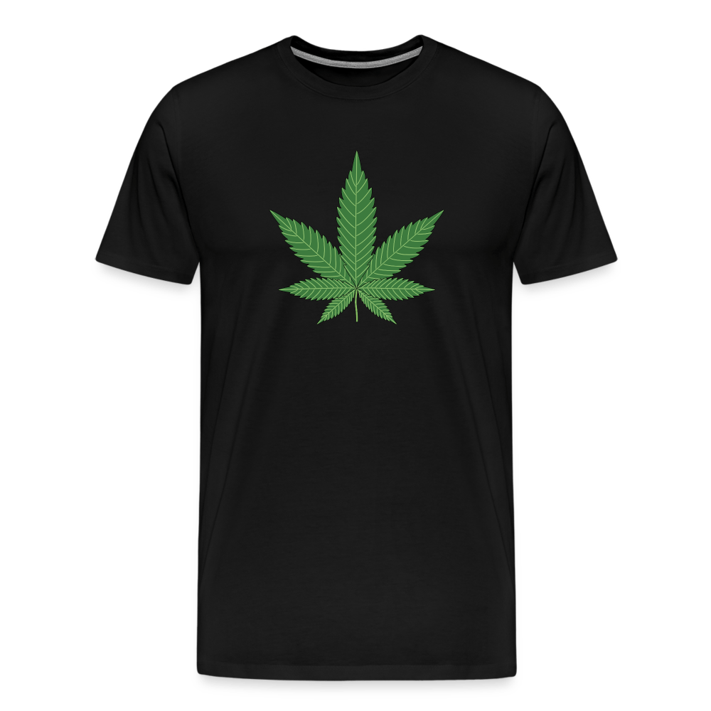 Hanfblatt Weed Herren Cannabis T-shirt - Cannabis Merch