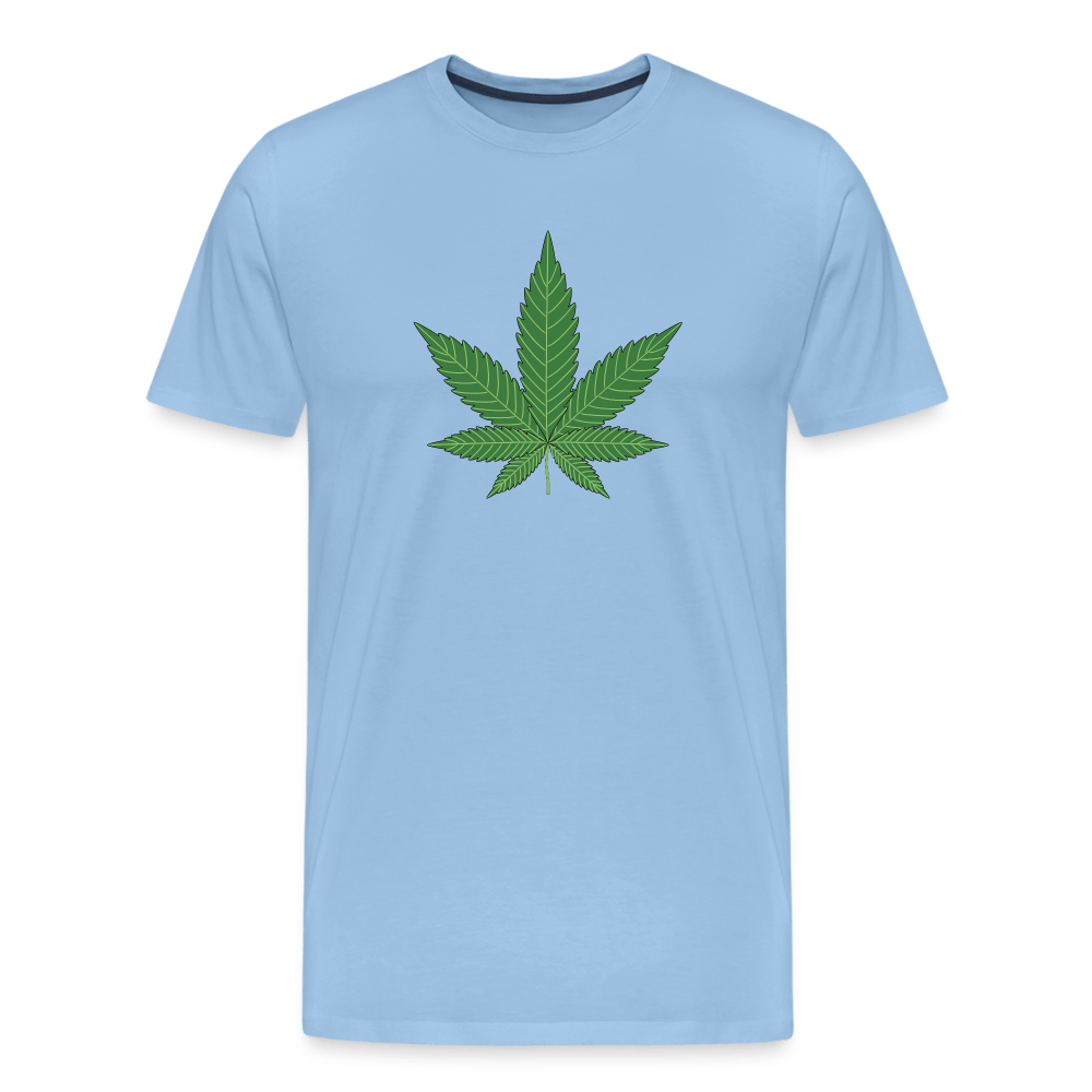 Hanfblatt Weed Herren Cannabis T-shirt - Cannabis Merch