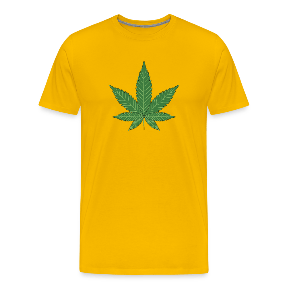 Hanfblatt Weed Herren Cannabis T-shirt - Cannabis Merch