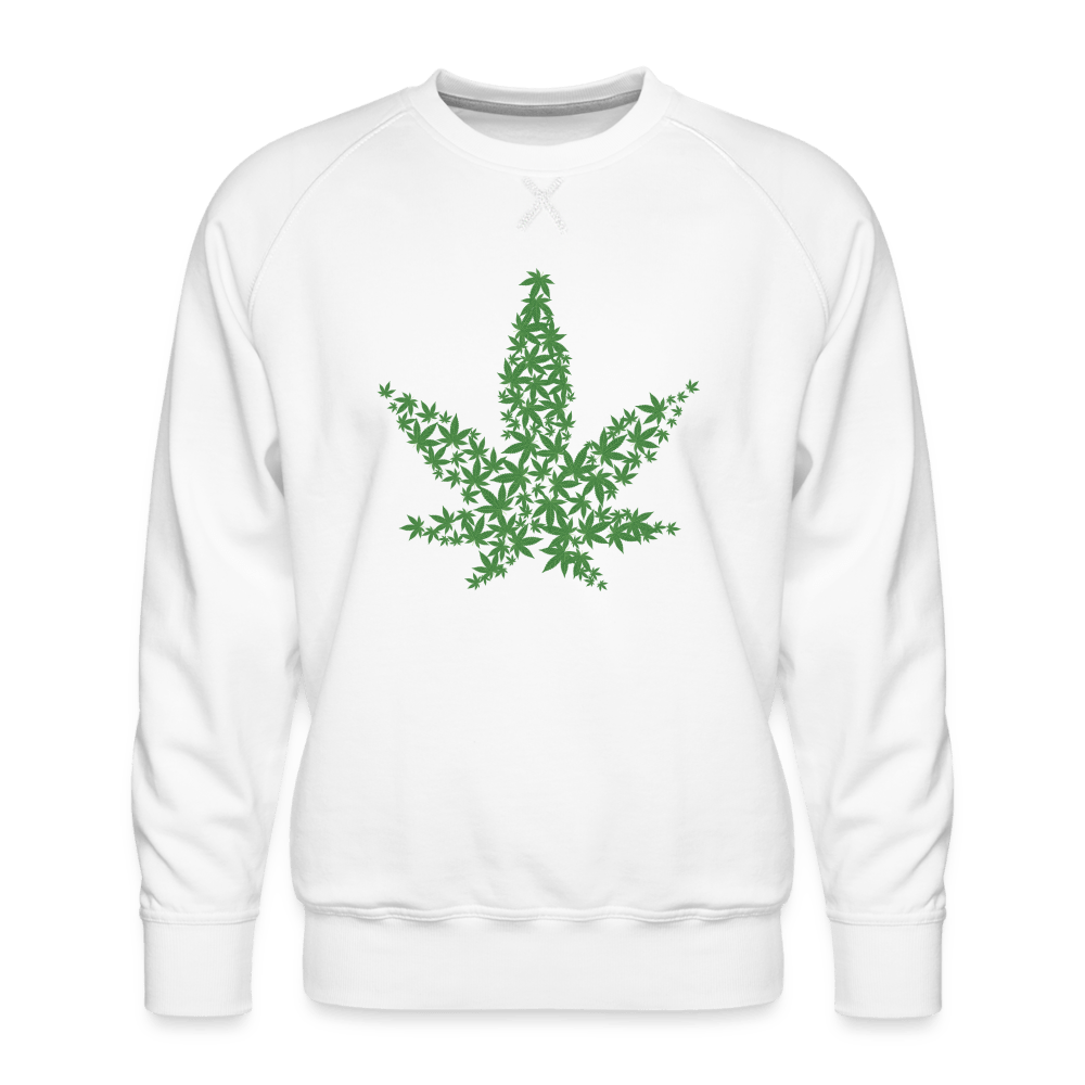 Hanfblatt Weed Männer Cannabis Pullover - Cannabis Merch