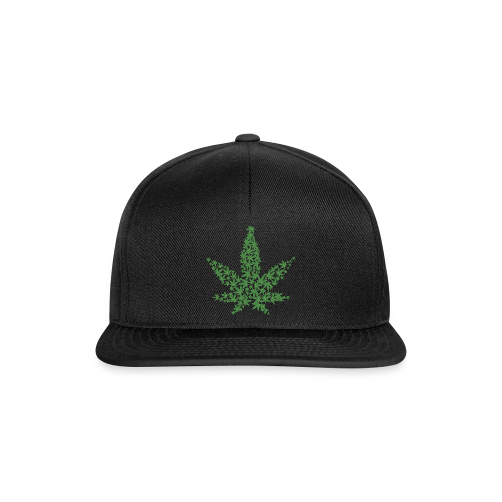 Hanfblätter Snapback Weed Cap - Cannabis Merch