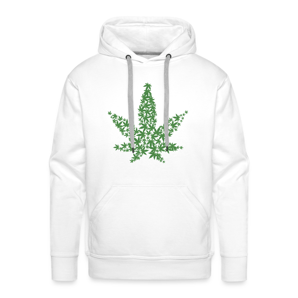 Hanfblätter Weed Herren Cannabis Hoodie - Cannabis Merch