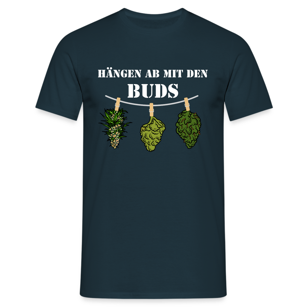 Hängen ab mit den Buds weed t-shirt Männer T-Shirt - Cannabis Merch