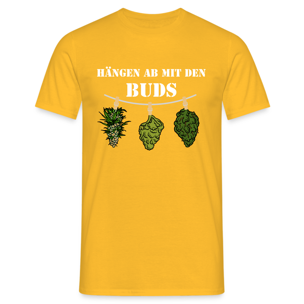 Hängen ab mit den Buds weed t-shirt Männer T-Shirt - Cannabis Merch