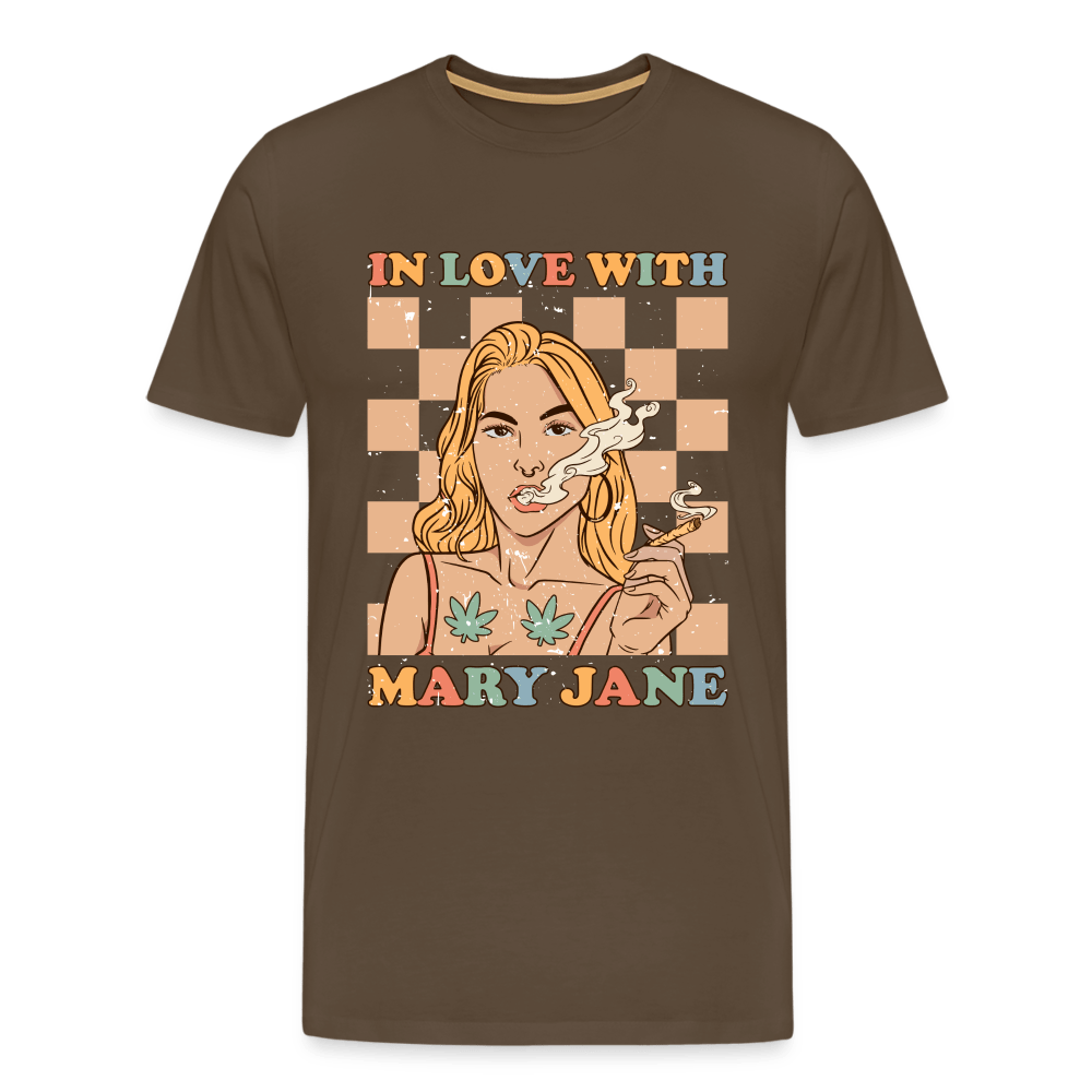 IN LOVE WITH MARY JANE Männer Cannabis T-Shirt - Cannabis Merch