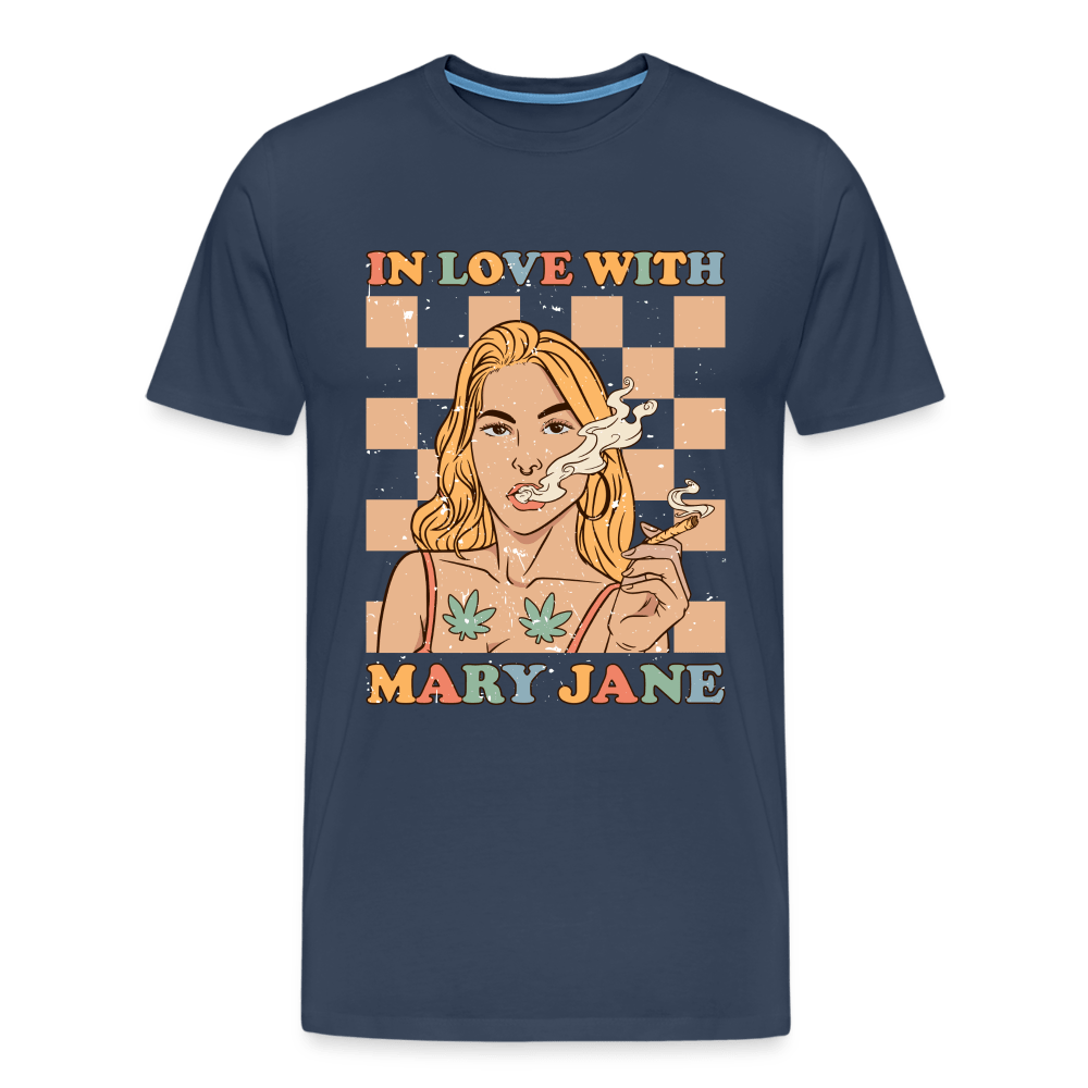 IN LOVE WITH MARY JANE Männer Cannabis T-Shirt - Cannabis Merch