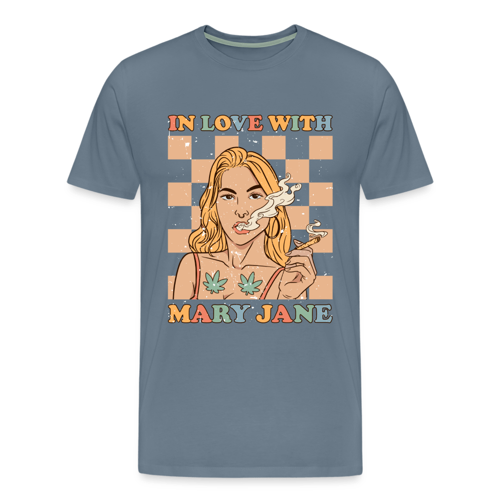 IN LOVE WITH MARY JANE Männer Cannabis T-Shirt - Cannabis Merch