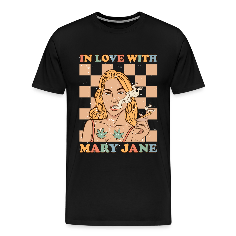 IN LOVE WITH MARY JANE Männer Cannabis T-Shirt - Cannabis Merch