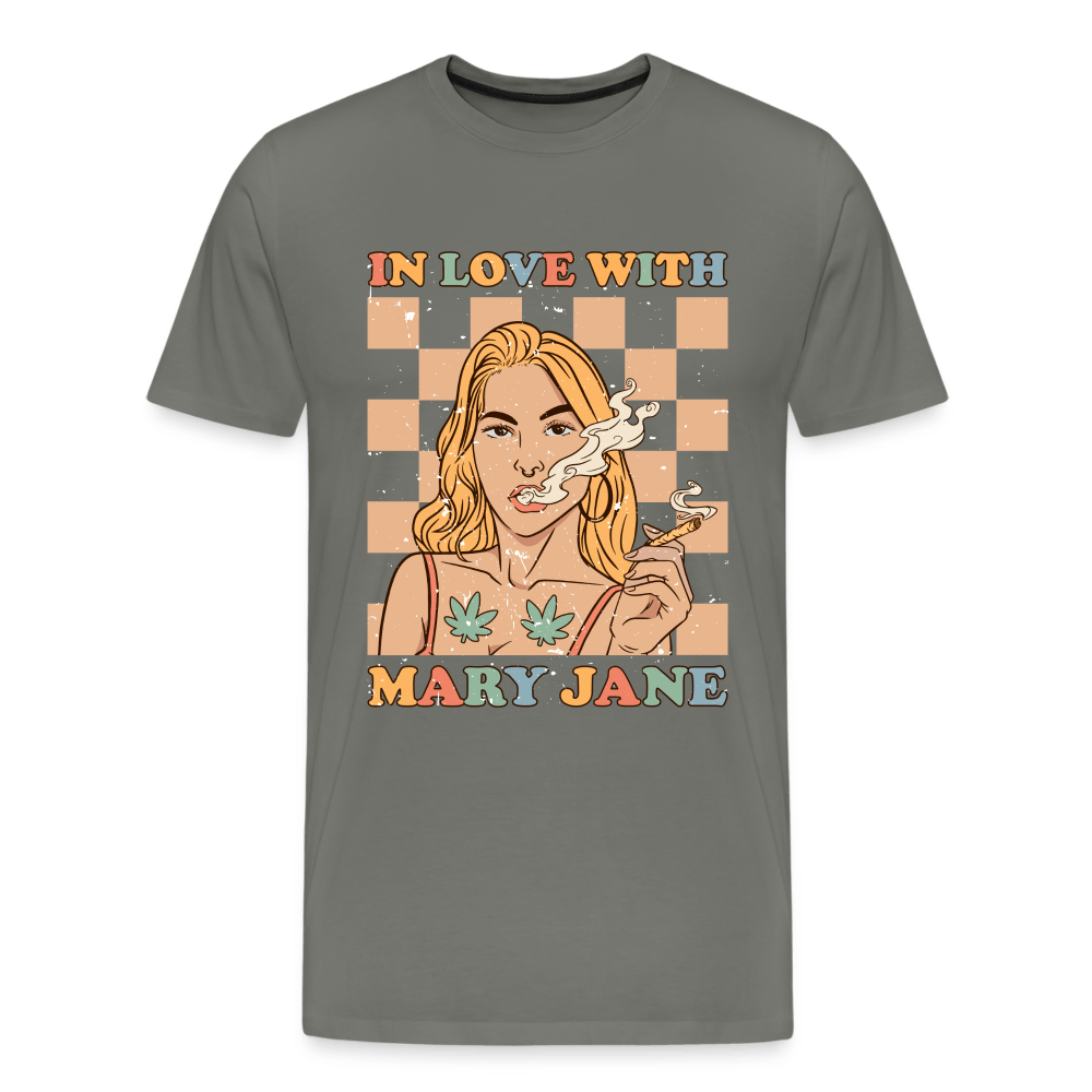 IN LOVE WITH MARY JANE Männer Cannabis T-Shirt - Cannabis Merch