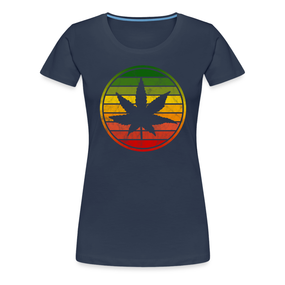 Jamaika Weed Damen Cannabis T-Shirt - Cannabis Merch