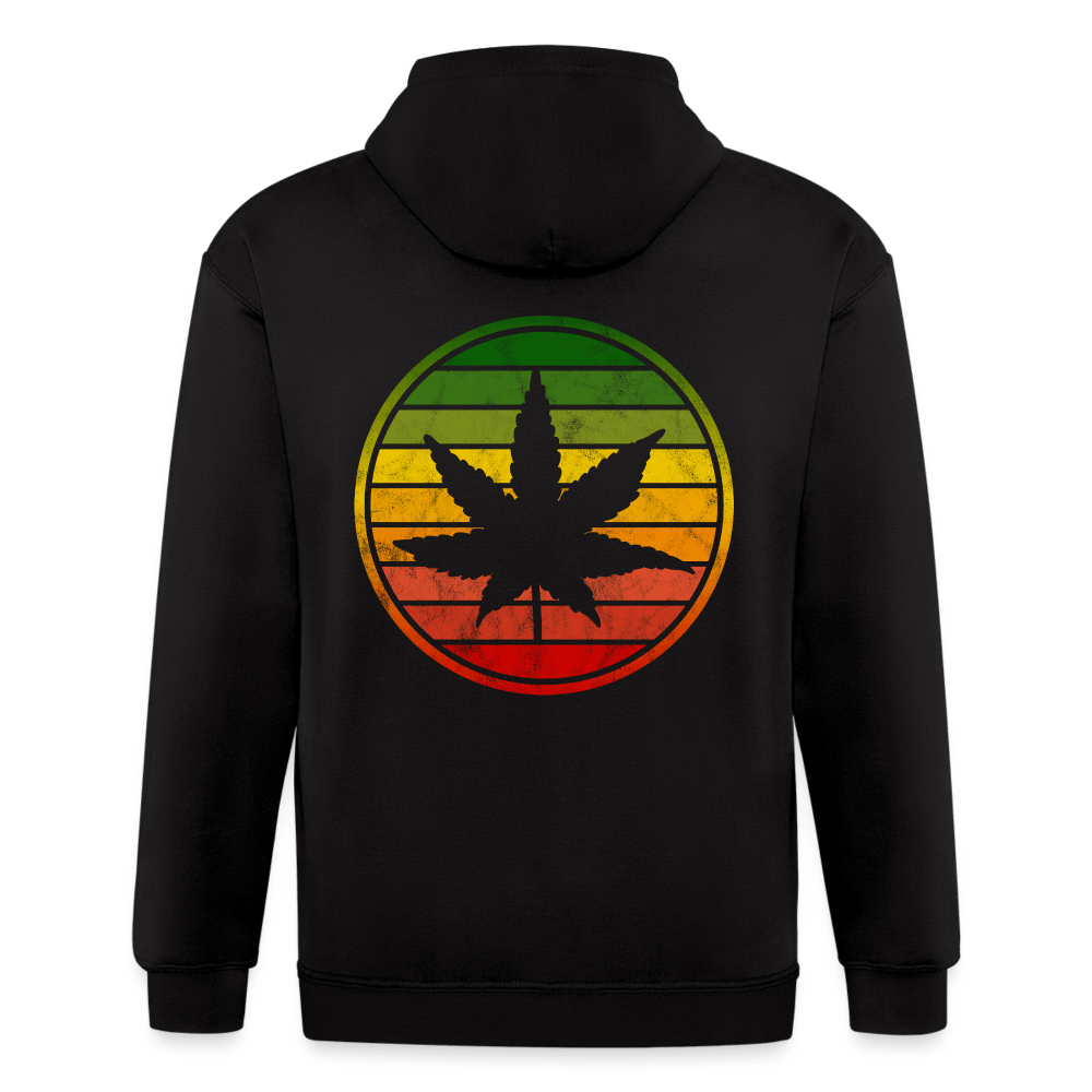 Jamaika Weed Heavyweight Cannabis Kapuzenjacke - Cannabis Merch