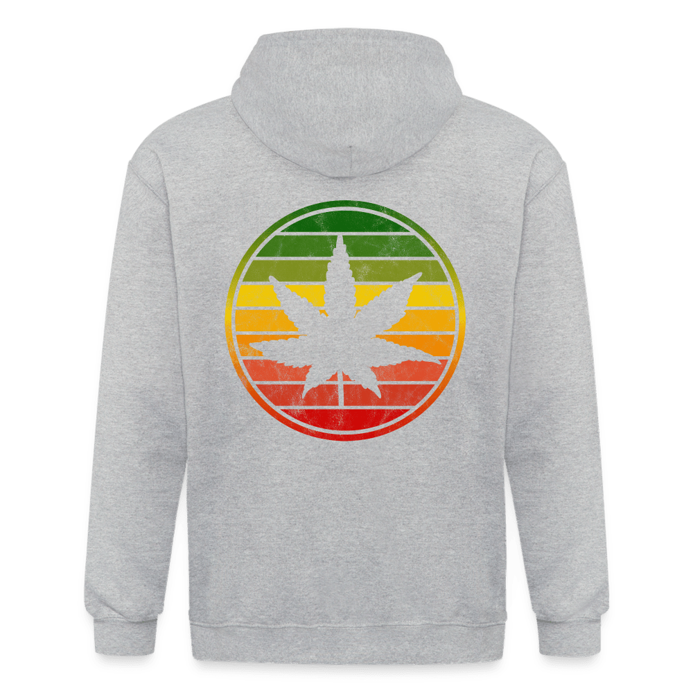 Jamaika Weed Heavyweight Cannabis Kapuzenjacke - Cannabis Merch