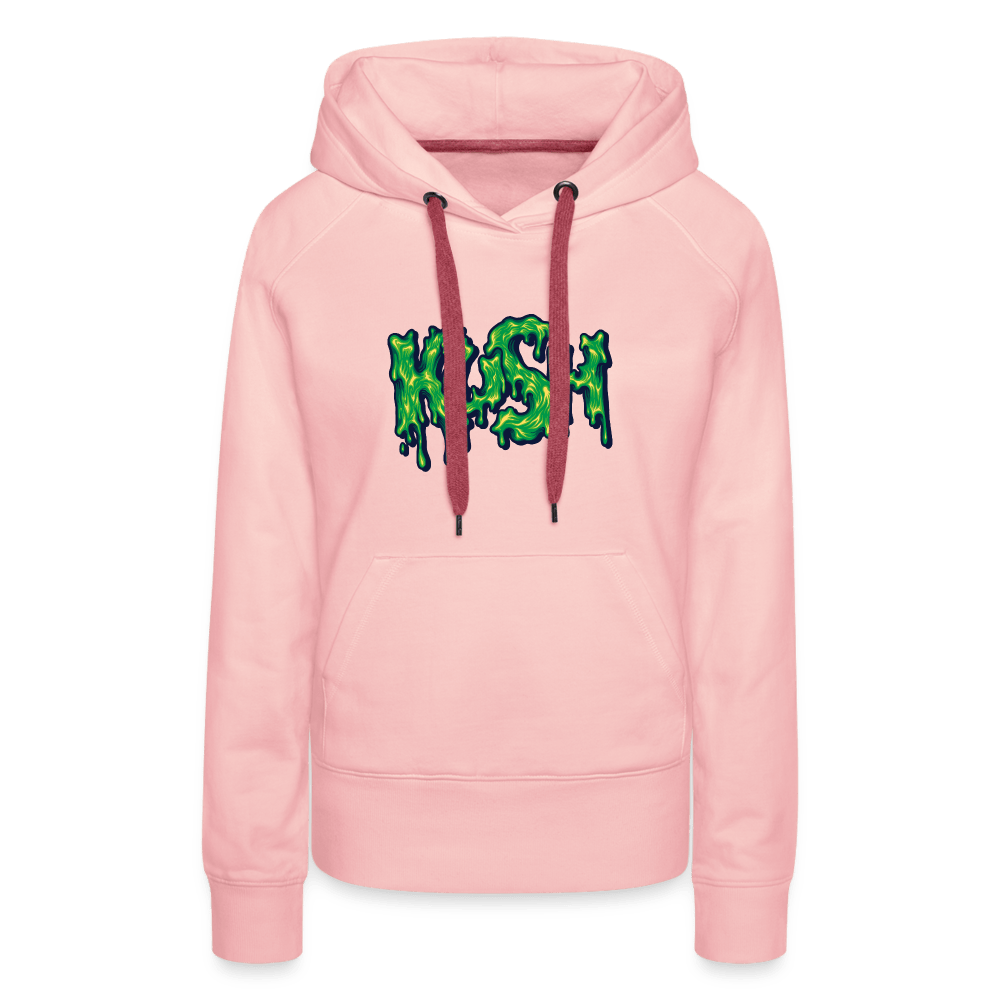 Kush Weed Merch Frauen Premium Hoodie - Kristallrosa