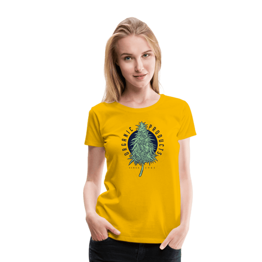 Organic Products Frauen Premium T-Shirt - Cannabis Merch