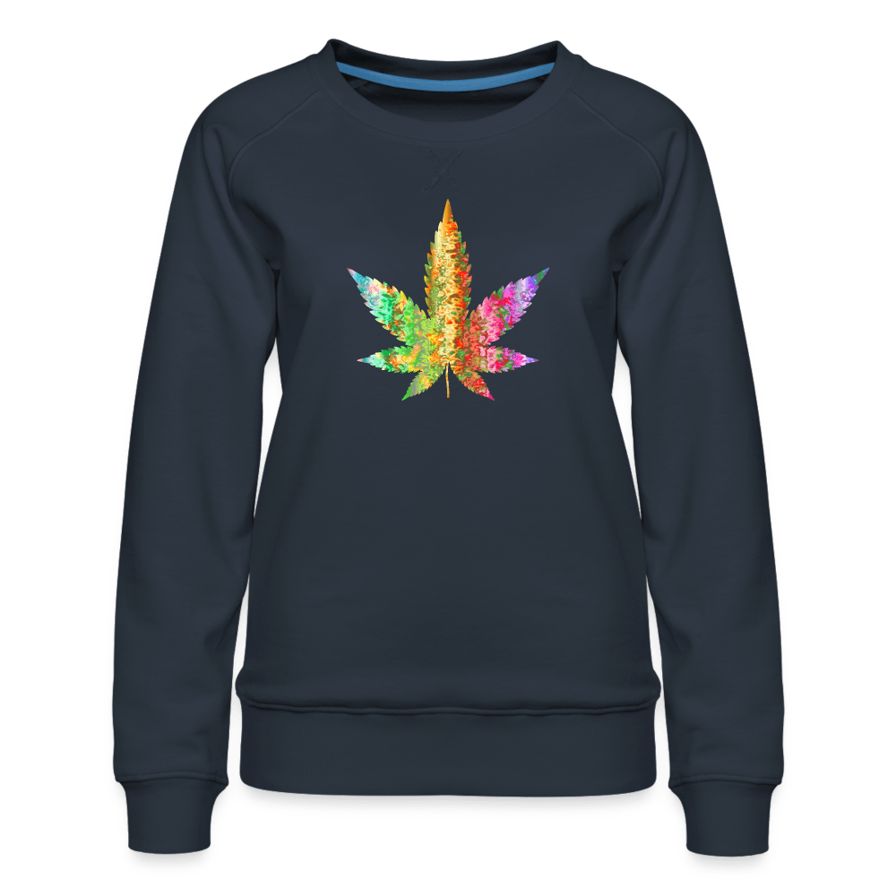 Rainbow Weed Damen Cannabis Pullover - Cannabis Merch