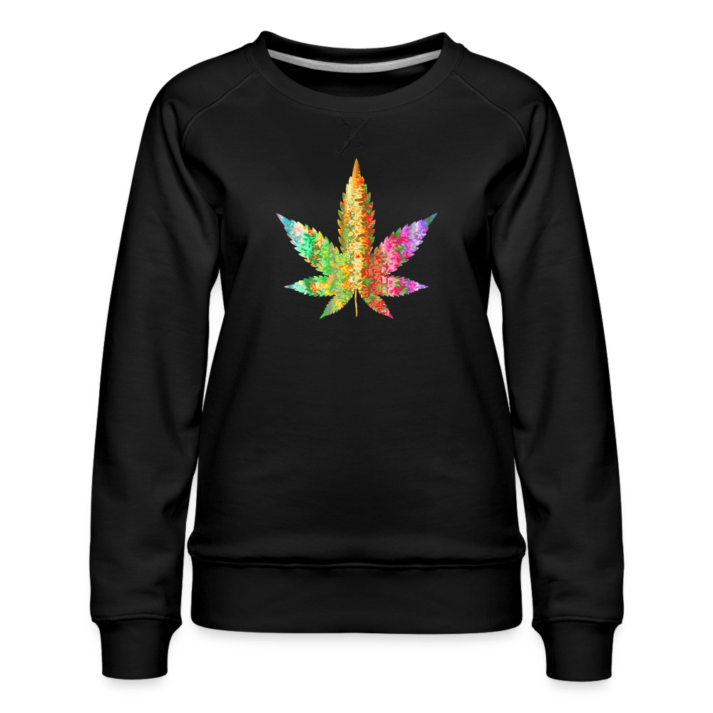 Rainbow Weed Damen Cannabis Pullover - Cannabis Merch