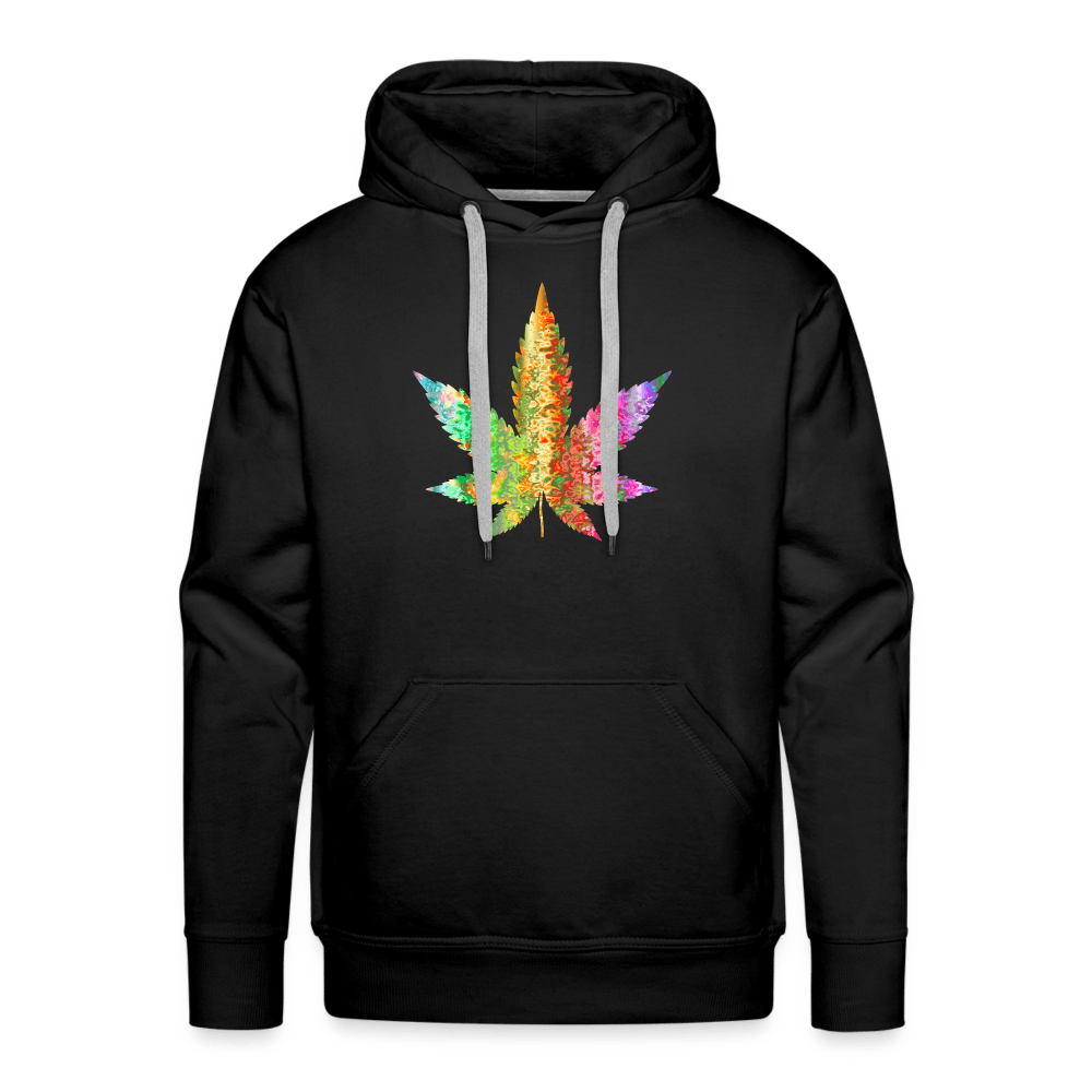 Rainbow Weed Herren Cannabis Hoodie - Cannabis Merch