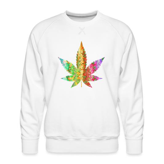 Rainbow Weed Männer Cannabis Pullover - Cannabis Merch