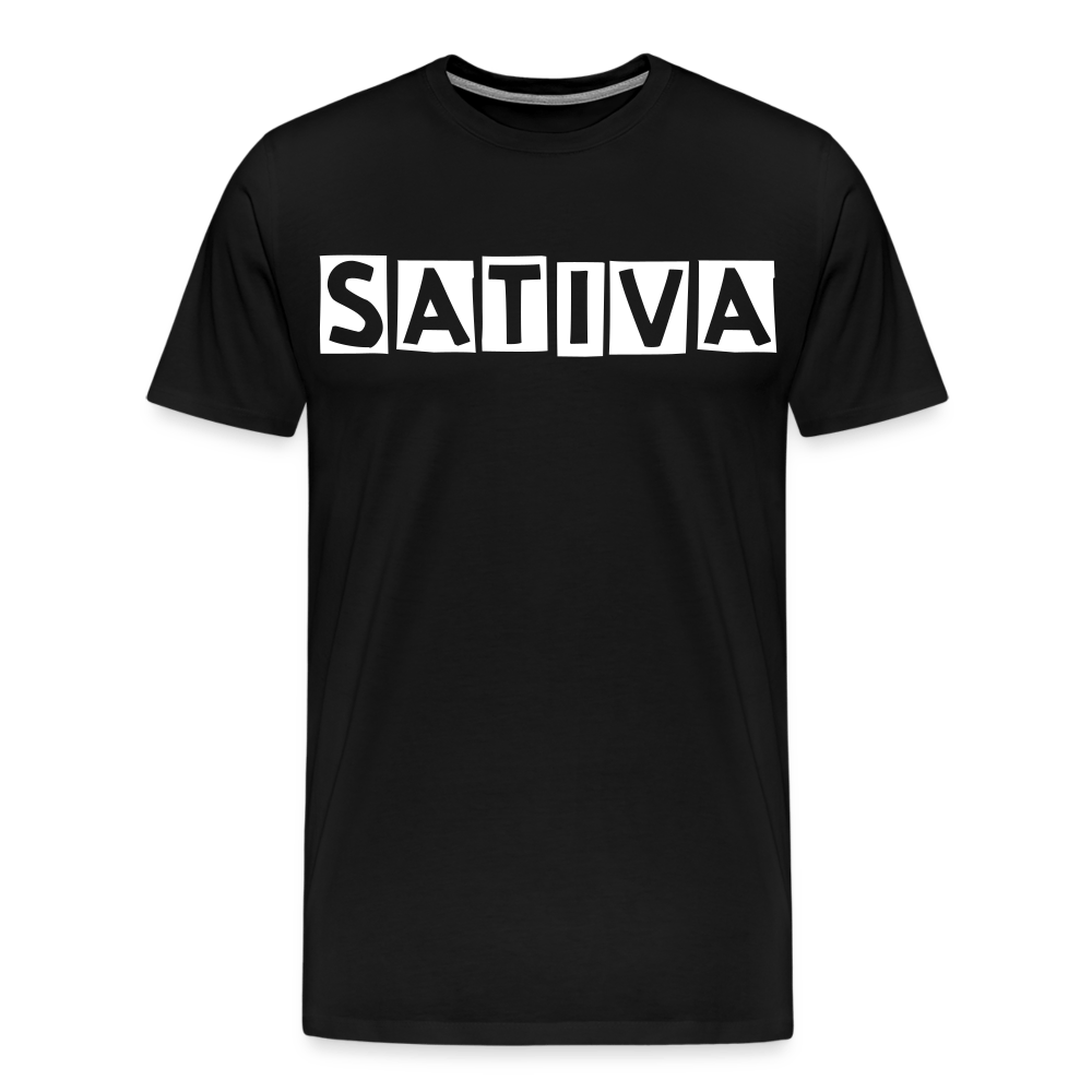 Sativa Cannabis Sign Herren Weed T-Shirt - Cannabis Merch