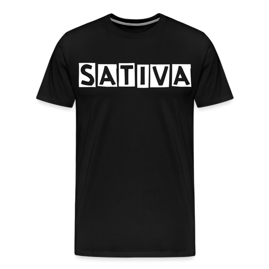 Sativa Cannabis Sign Herren Weed T-Shirt - Cannabis Merch