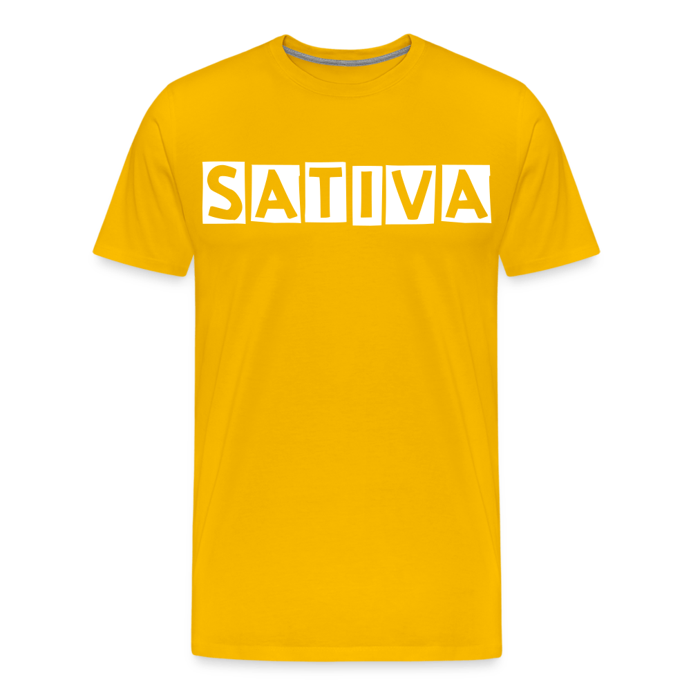 Sativa Cannabis Sign Herren Weed T-Shirt - Cannabis Merch