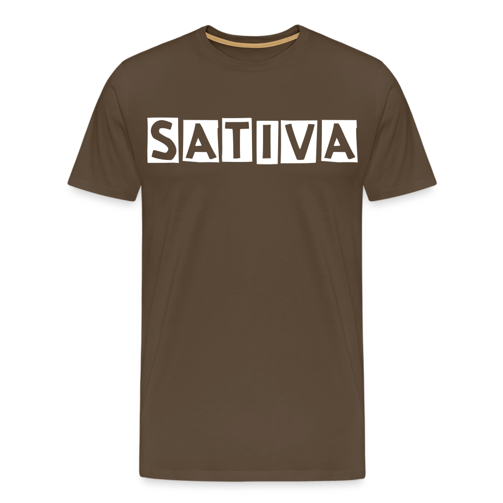 Sativa Cannabis Sign Herren Weed T-Shirt - Cannabis Merch