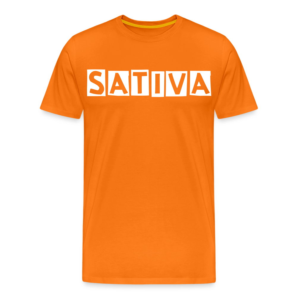 Sativa Cannabis Sign Herren Weed T-Shirt - Cannabis Merch