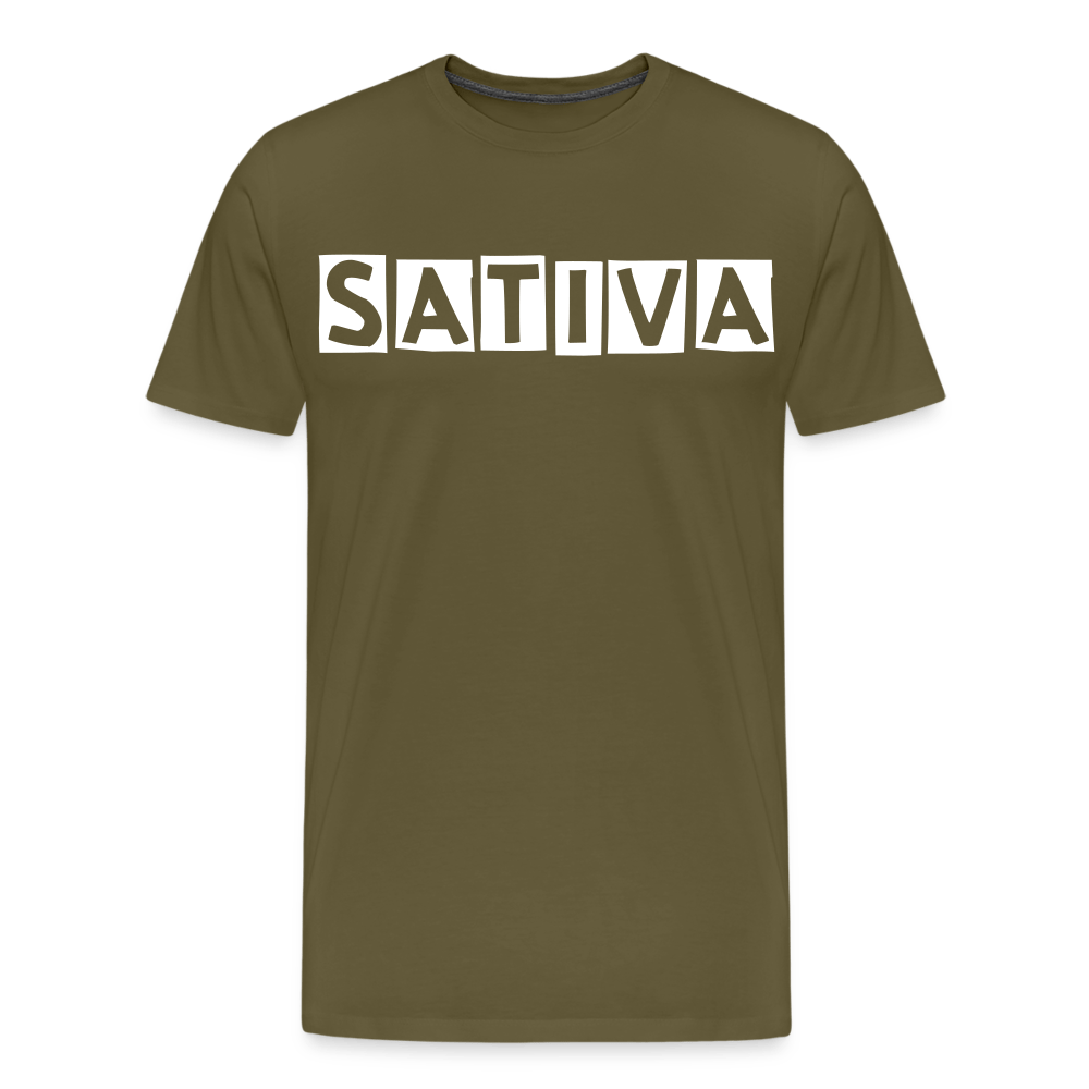 Sativa Cannabis Sign Herren Weed T-Shirt - Cannabis Merch