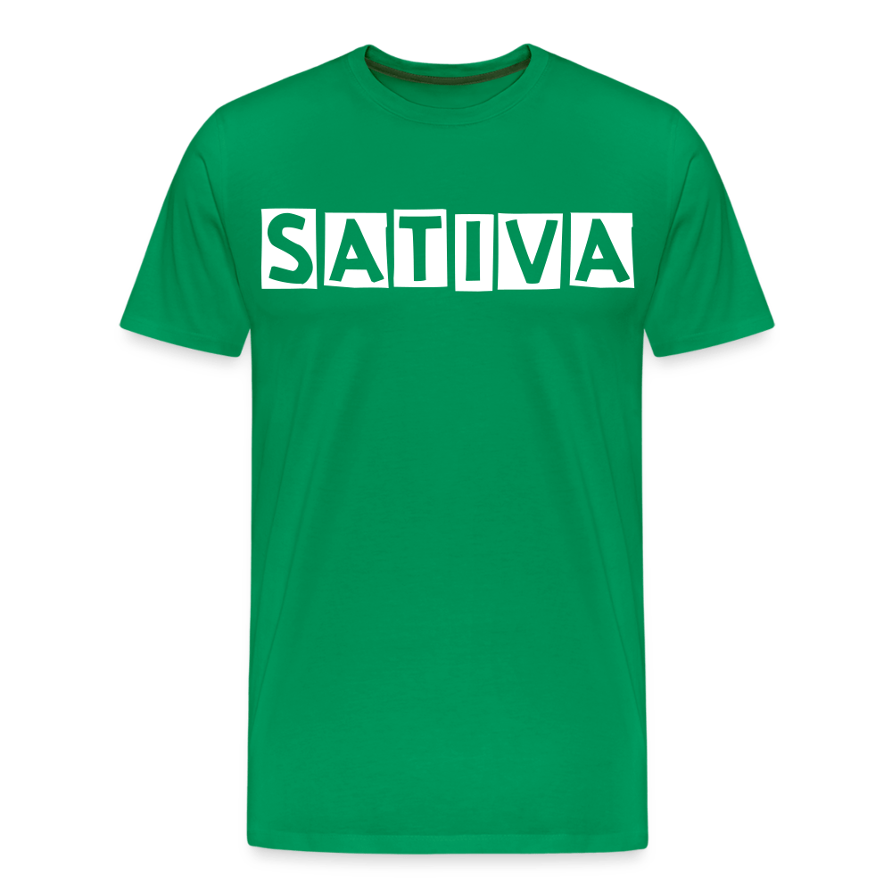 Sativa Cannabis Sign Herren Weed T-Shirt - Cannabis Merch