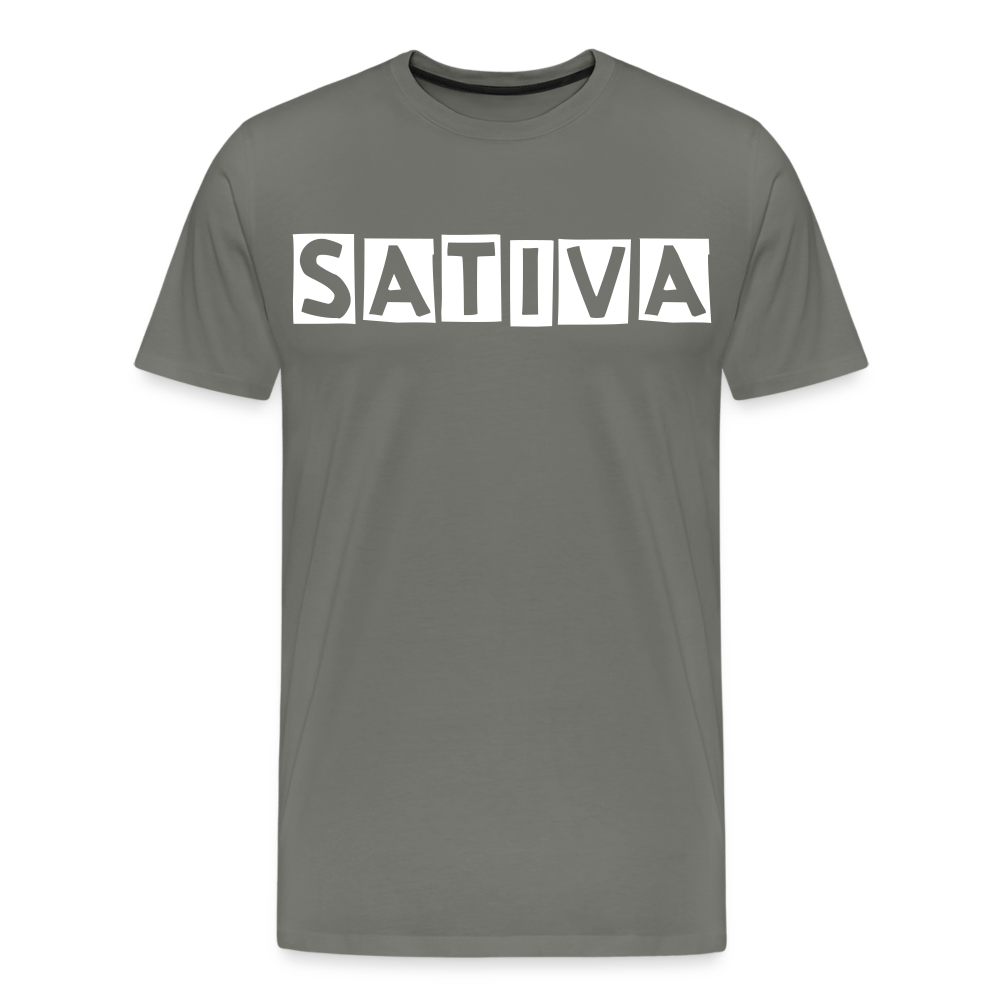 Sativa Cannabis Sign Herren Weed T-Shirt - Cannabis Merch