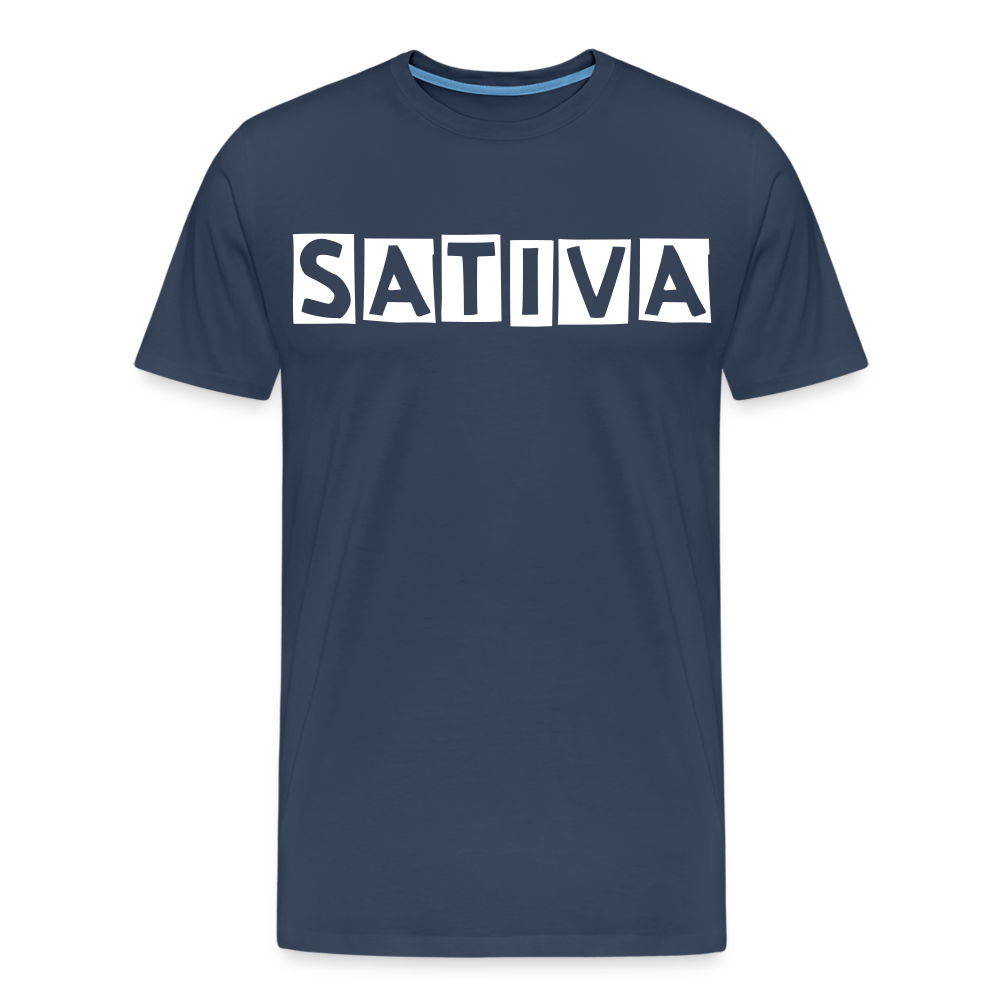 Sativa Cannabis Sign Herren Weed T-Shirt - Cannabis Merch