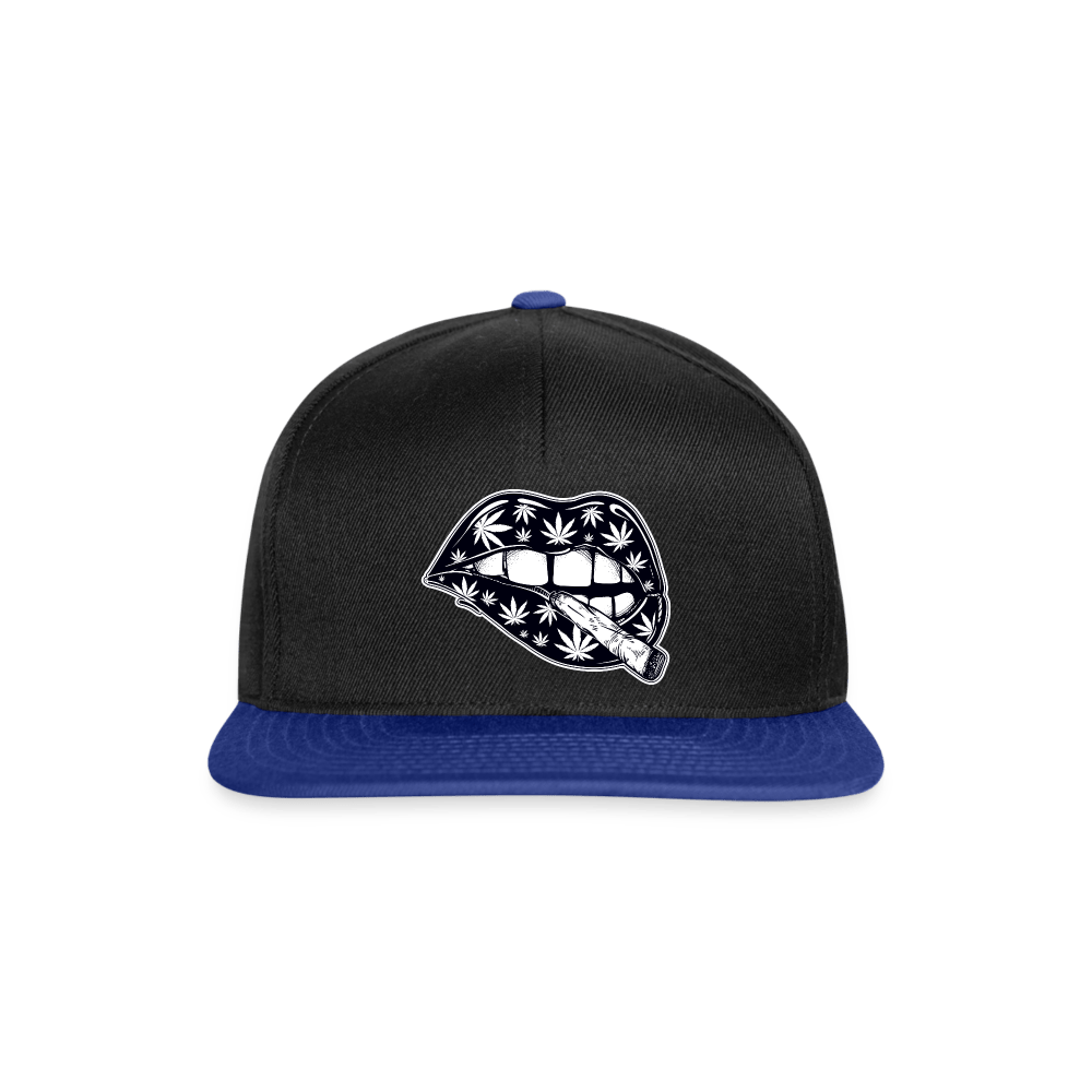 Sexy Lippen Joint Weed Snapback Cap - Cannabis Merch