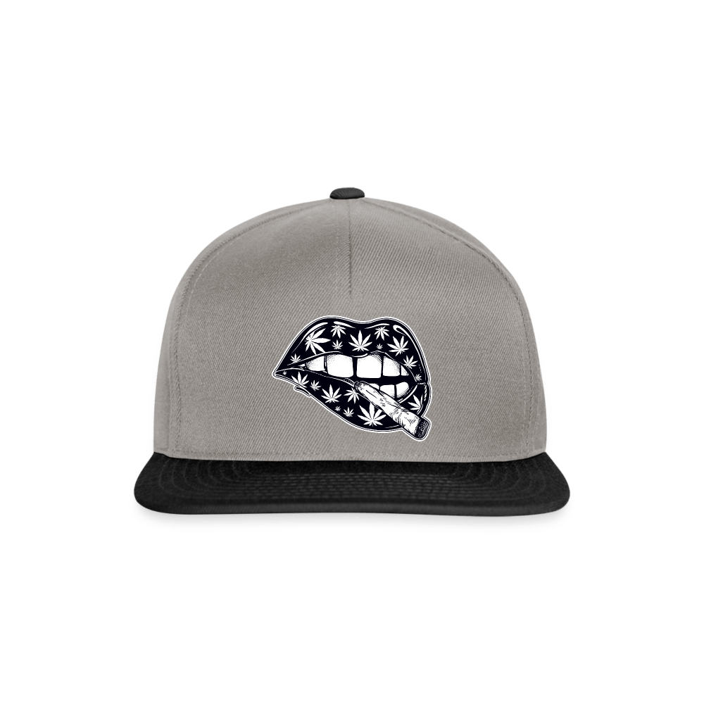 Sexy Lippen Joint Weed Snapback Cap - Cannabis Merch