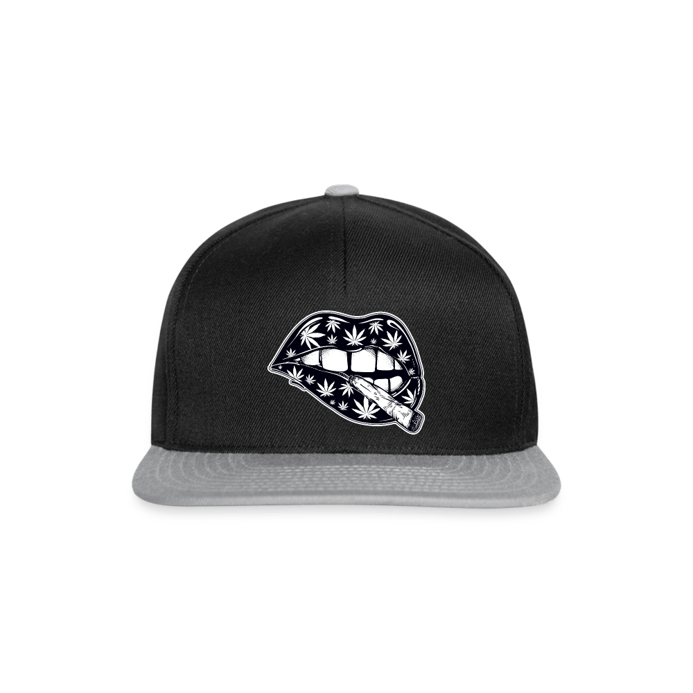 Sexy Lippen Joint Weed Snapback Cap - Cannabis Merch