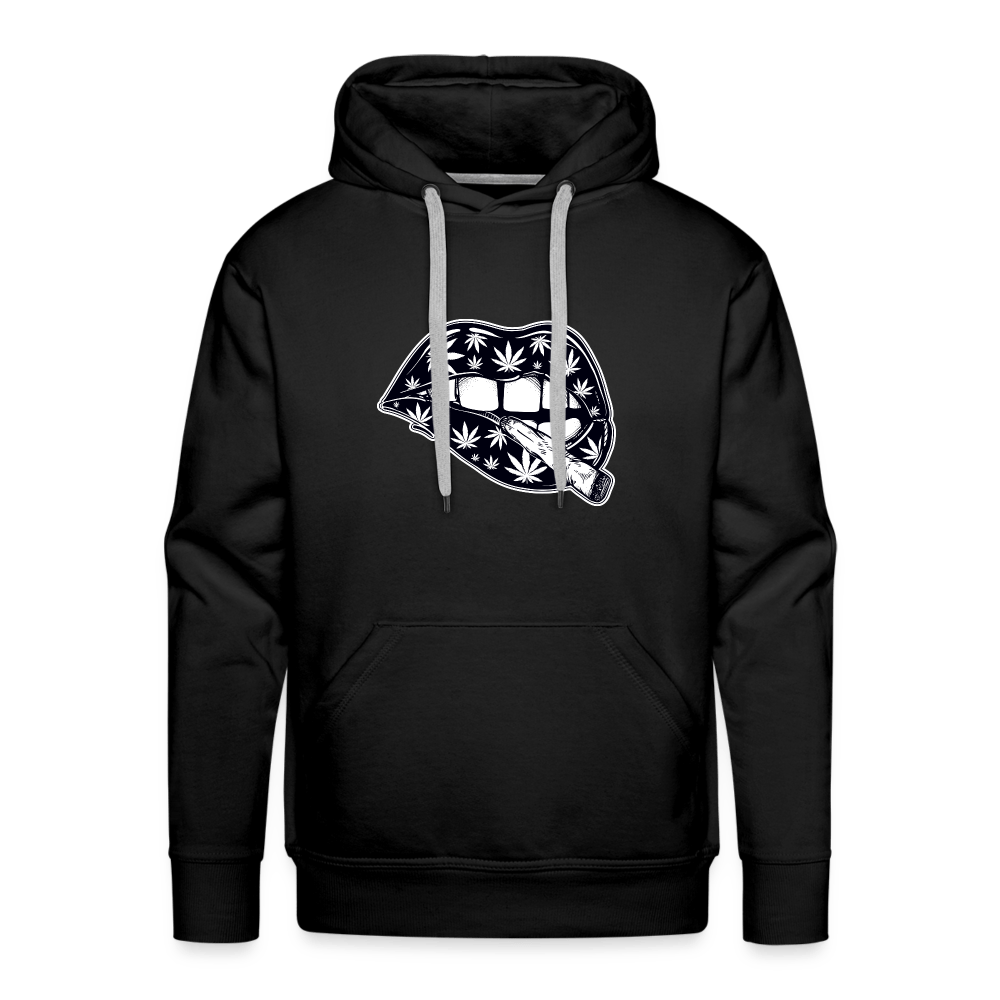 Sexy Lippen Weed Herren Cannabis Hoodie - Cannabis Merch