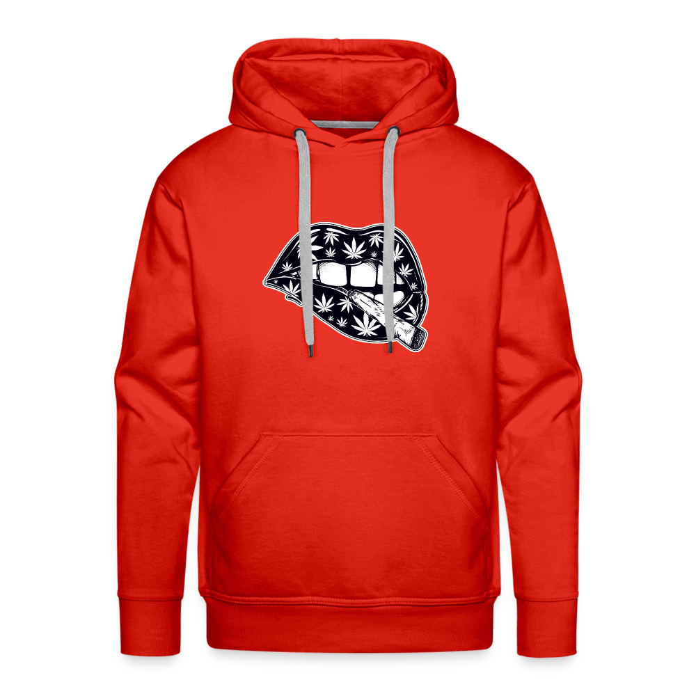 Sexy Lippen Weed Herren Cannabis Hoodie - Cannabis Merch