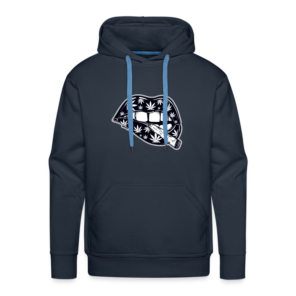 Sexy Lippen Weed Herren Cannabis Hoodie - Cannabis Merch