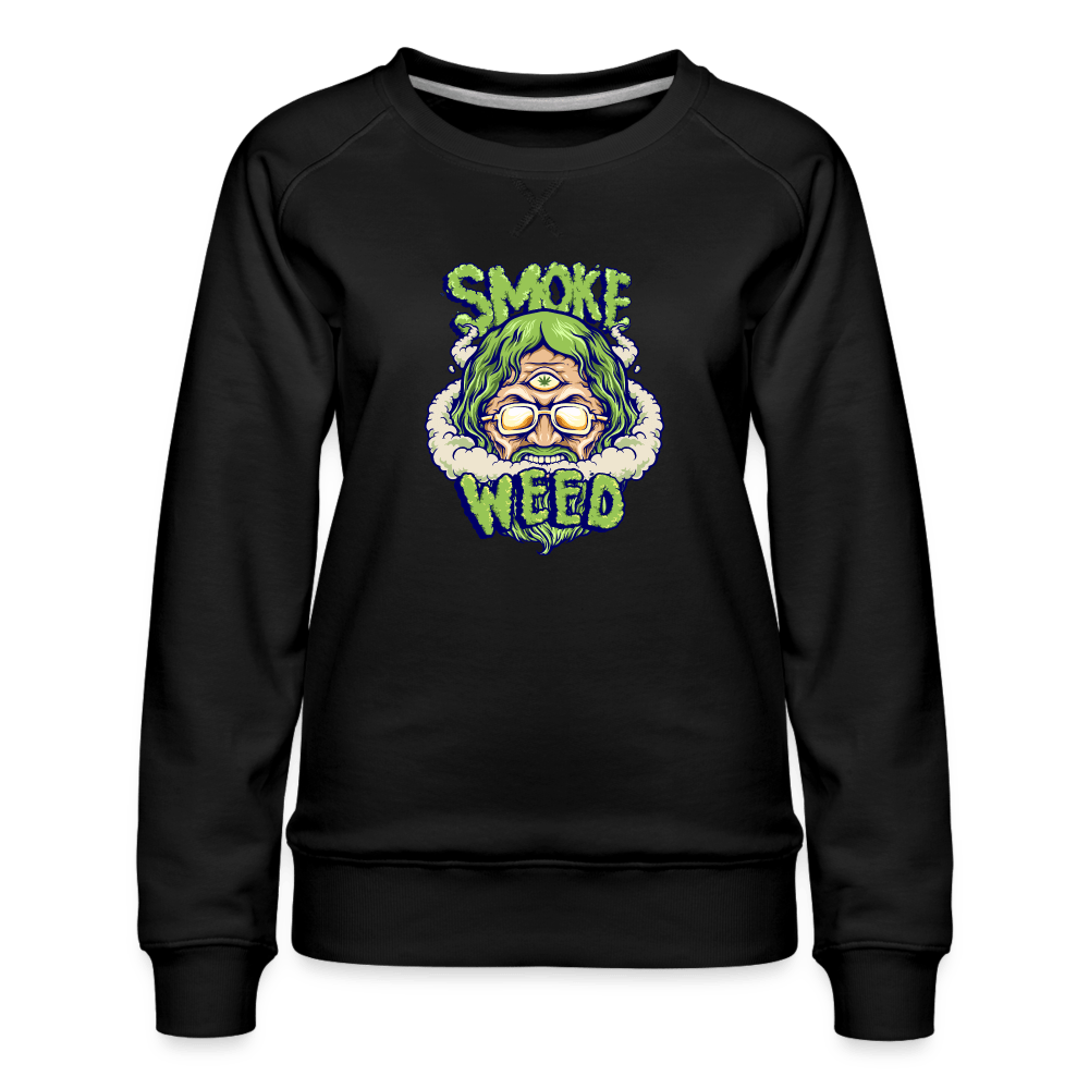 Smoke Weed Damen Cannabis Pullover - Cannabis Merch