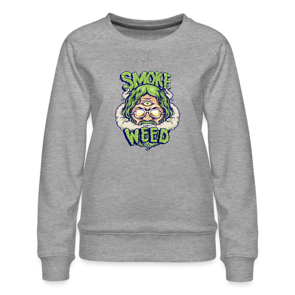 Smoke Weed Damen Cannabis Pullover - Cannabis Merch