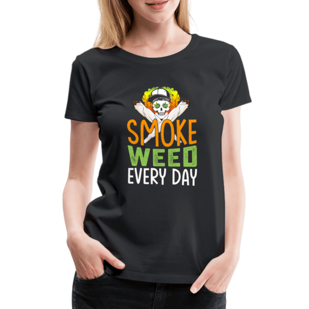 Smoke weed everyday Frauen Cannabis T-Shirt - Cannabis Merch