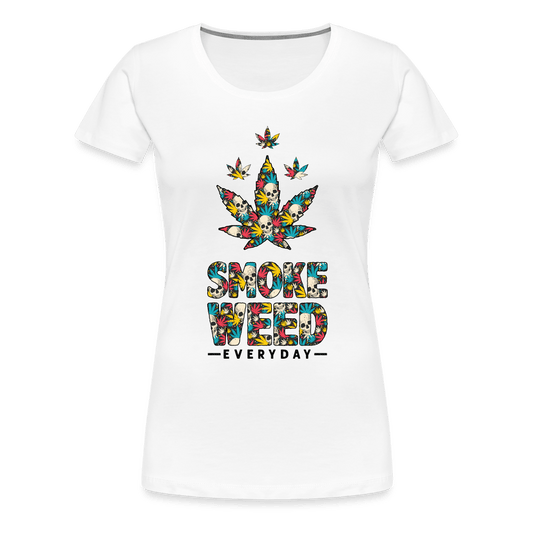 Smoke Weed Everyday Frauen Premium T-Shirt - Cannabis Merch