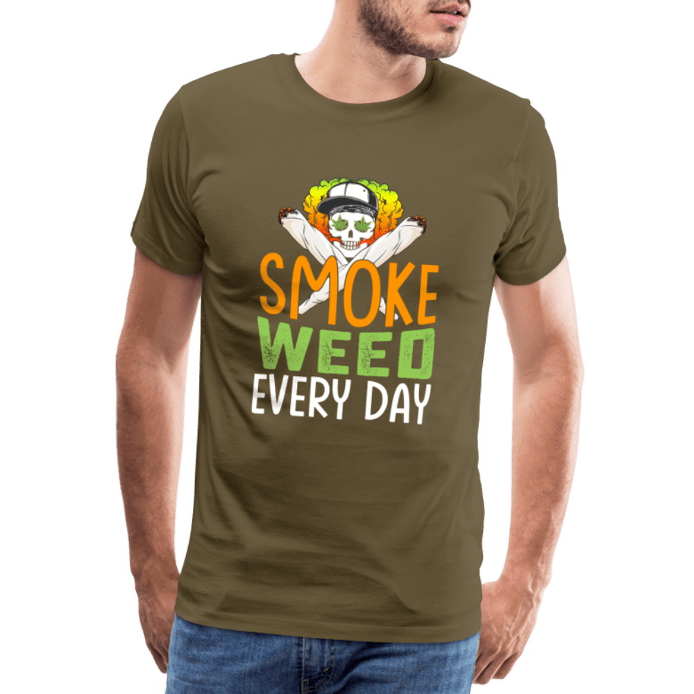 Smoke Weed Everyday Männer Cannabis T-Shirt - Cannabis Merch