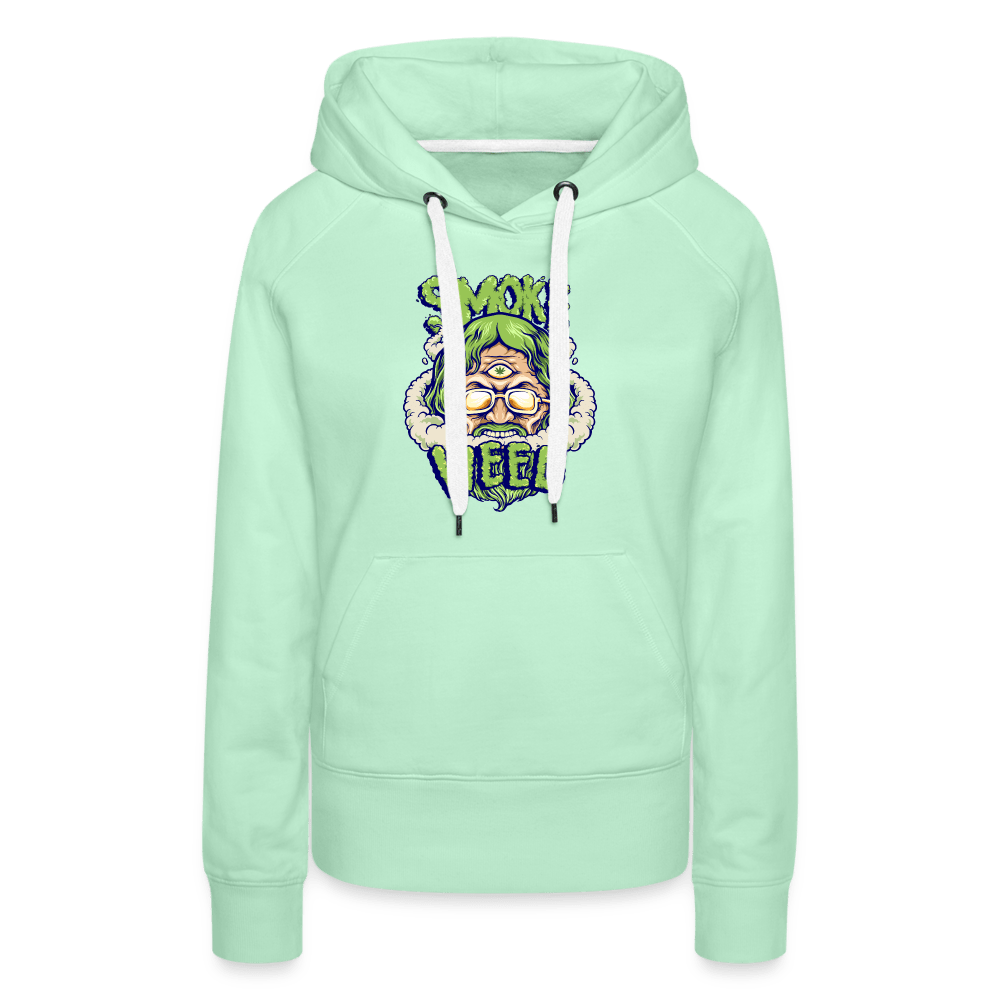 Smoke Weed Frauen Premium Hoodie - Cannabis Merch