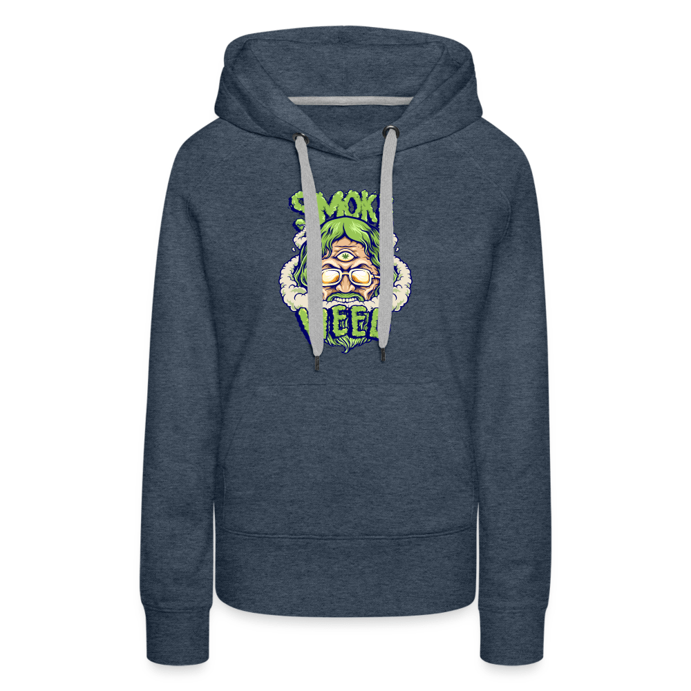 Smoke Weed Frauen Premium Hoodie - Cannabis Merch