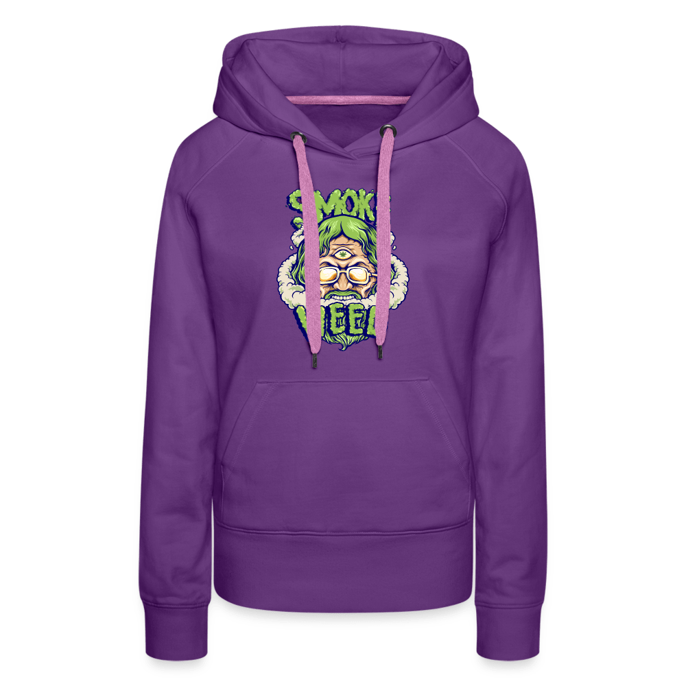 Smoke Weed Frauen Premium Hoodie - Cannabis Merch