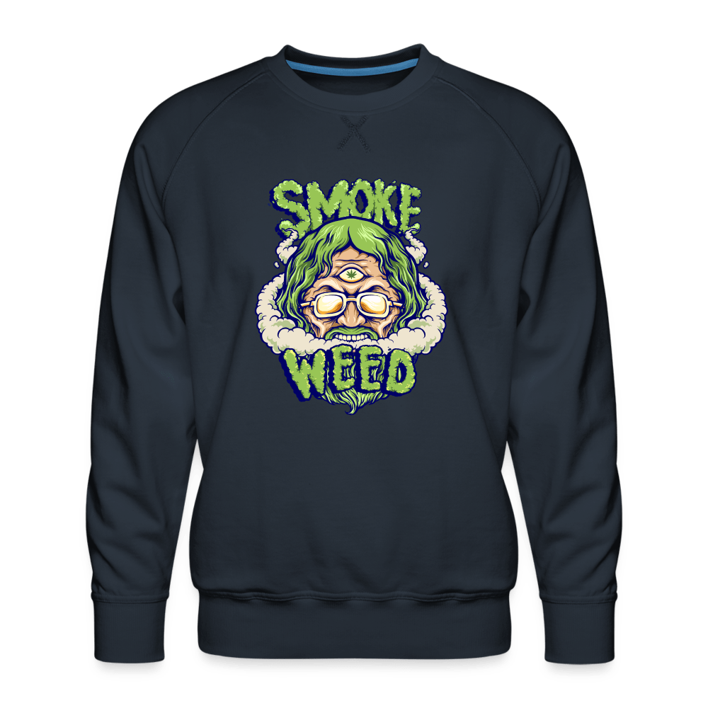 Smoke Weed Männer Cannabis Pullover - Cannabis Merch