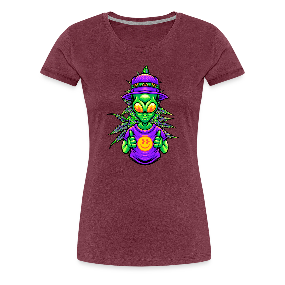 Stoned Alien Smile Weed T-Shirt